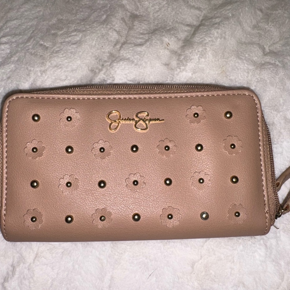 Jessica Simpson Blush Pink Floral Wallet